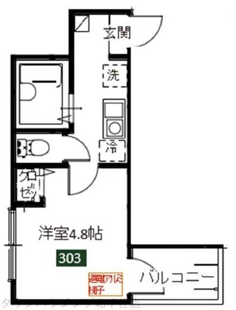 メルディア江北１丁目の物件間取画像